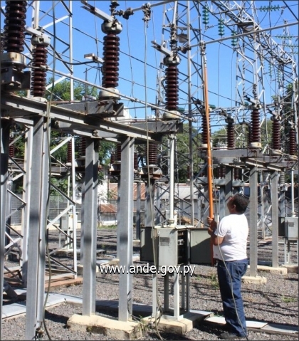 ANDE realiza mantenimiento en la Subestación San Miguel Trabajos de mejoría en el sistema metropolitano para el Viernes, 23 de Enero de 2015